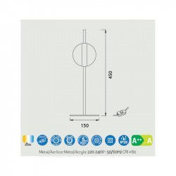 LÁMPARA DE MESA CUBA LED 8W - Sobremesa - 1